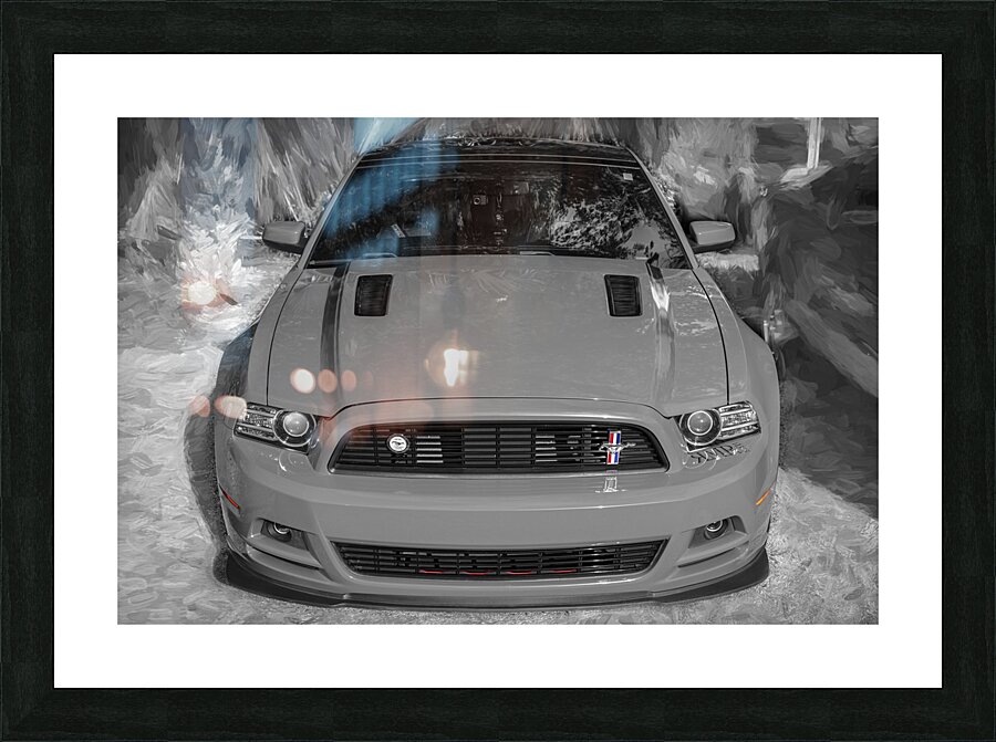 2013 Red Ford Mustang GT 5 0 CS California Special X 6 Picture Frame print