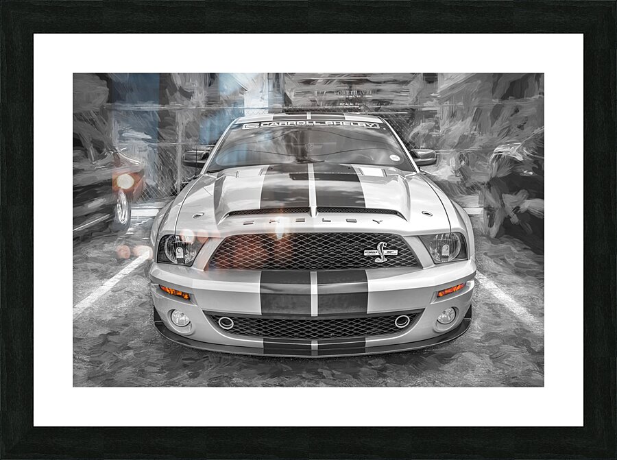 2008 Ford Shelby GT500KR X 11 Picture Frame print