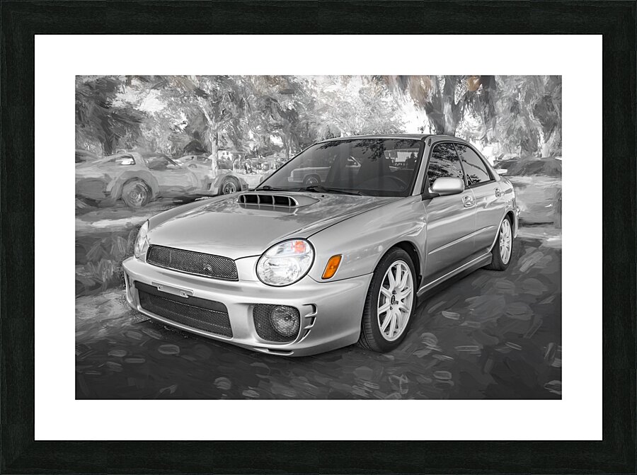 2002 Subaru Impreza WRX Sti X 8 Picture Frame print