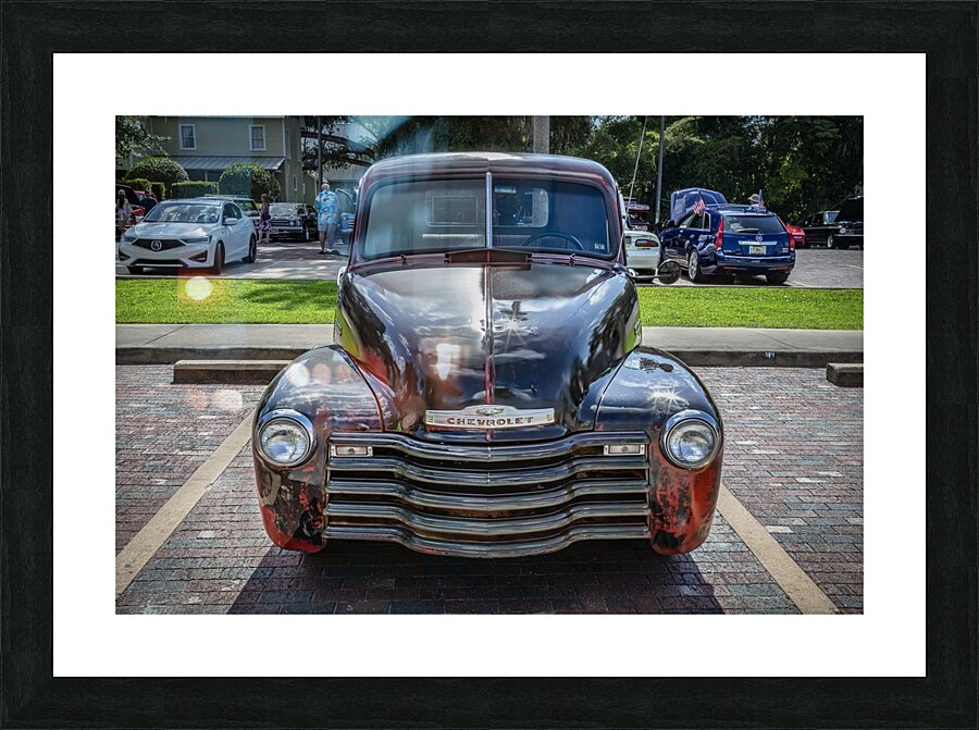 1950 Chevrolet Pick Up Truck Rat Rod 3100 X 6 Picture Frame print