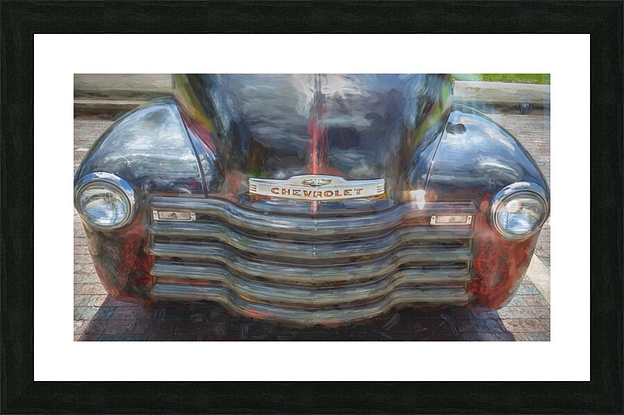 1950 Chevrolet Pick Up Truck Rat Rod 3100 X 7 Picture Frame print
