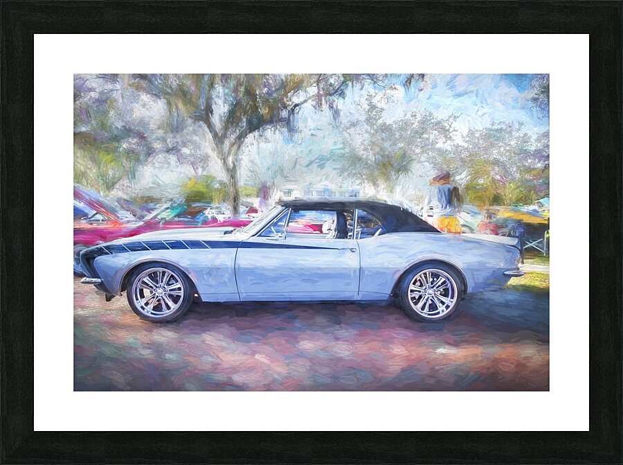 1967 Gray Camaro Restomod X1 7 Picture Frame print