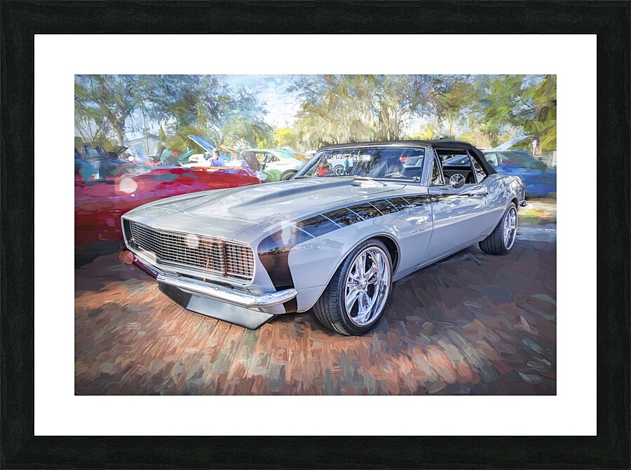 1967 Gray Camaro Restomod X1 11 Picture Frame print