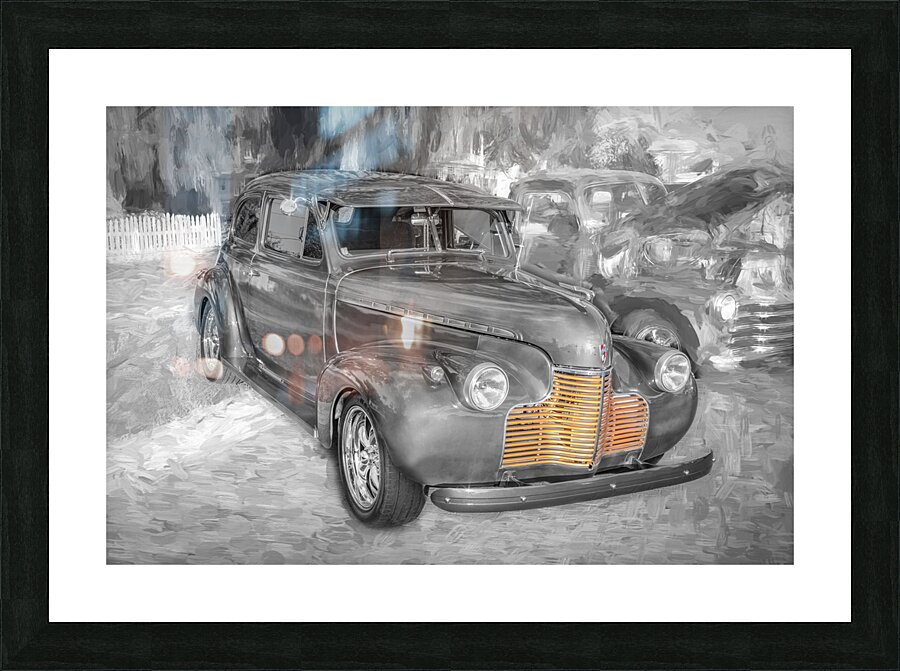 1940 Chevrolet Master Deluxe Town Sedan X100 1 Picture Frame print
