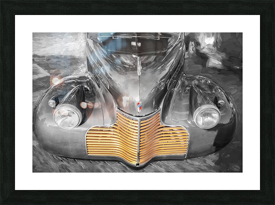 1940 Chevrolet Master Deluxe Town Sedan X100 4 Picture Frame print