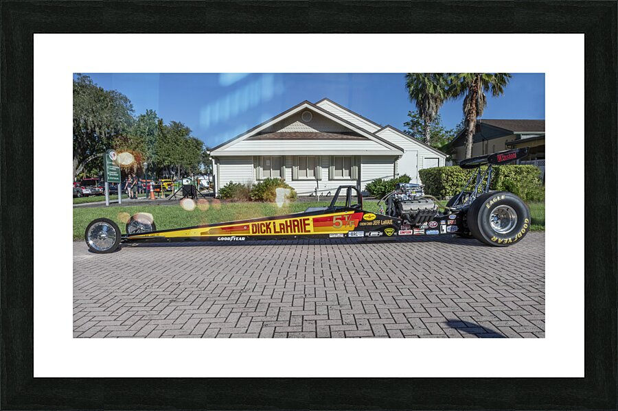 Rail Dragster X 2 Picture Frame print