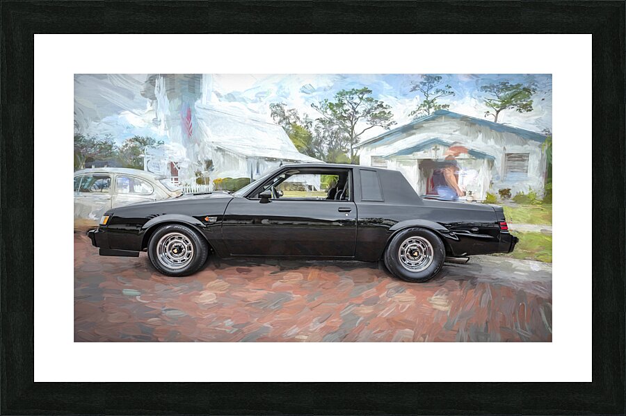 1988 Black Buick Grand National X 9 Picture Frame print
