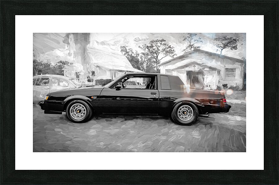 1988 Black Buick Grand National X 20 Picture Frame print