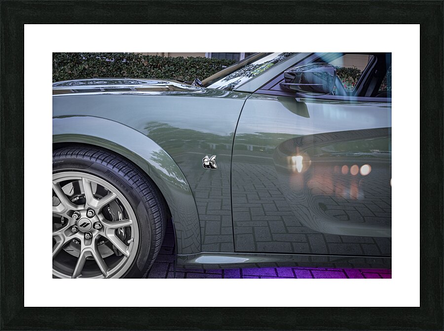 2023 Green Dodge Charger Swinger Scat Pack X 15 Picture Frame print