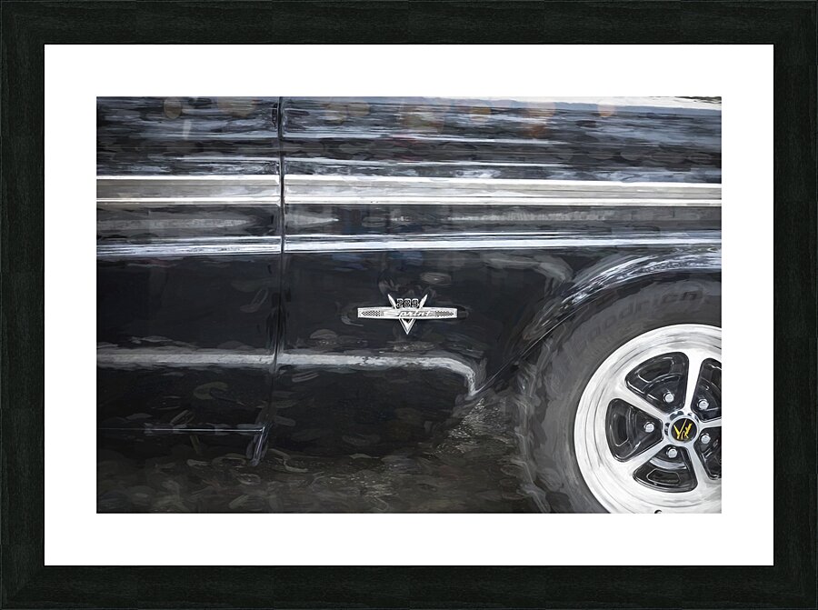 1965 Black Ford Falcon Sprint X2 1 Picture Frame print