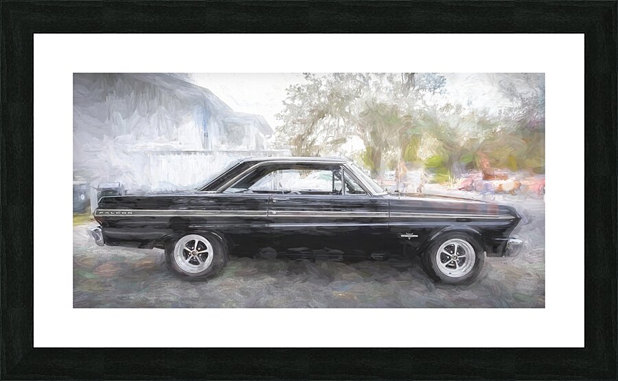 1965 Black Ford Falcon Sprint X2 2 Picture Frame print
