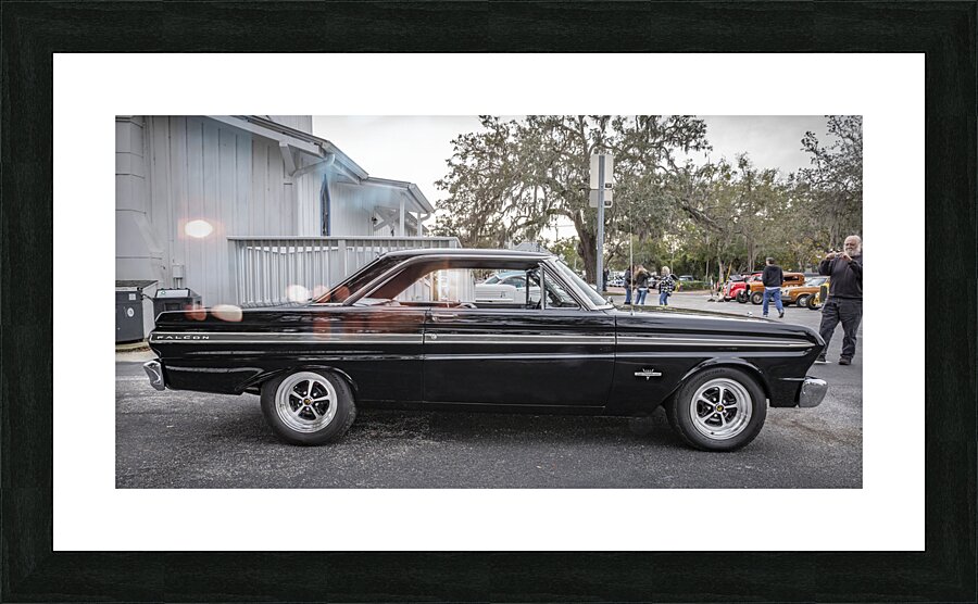 1965 Black Ford Falcon Sprint X2 5 Picture Frame print
