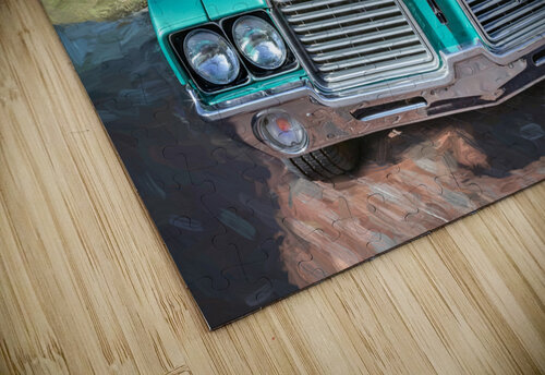1972 Radiant Green Oldsmobile Cutlass X 6 Rich Franco puzzle