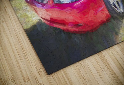 2004 Red Ford Mustang Mach 1 40th Anniversary X 8 Rich Franco puzzle