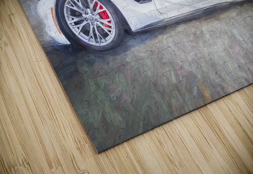 2017 White Chevrolet Corvette ZO6 X15 2 Rich Franco puzzle