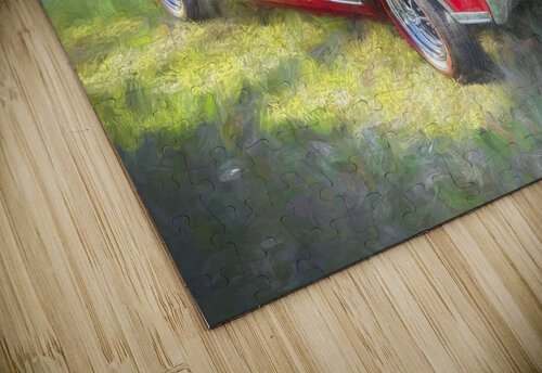 1967 Red Oldsmobile 442 X 5 Rich Franco puzzle