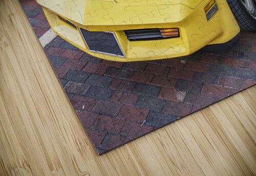 1980 Yellow C3 Chevrolet Corvette X 1 Rich Franco puzzle