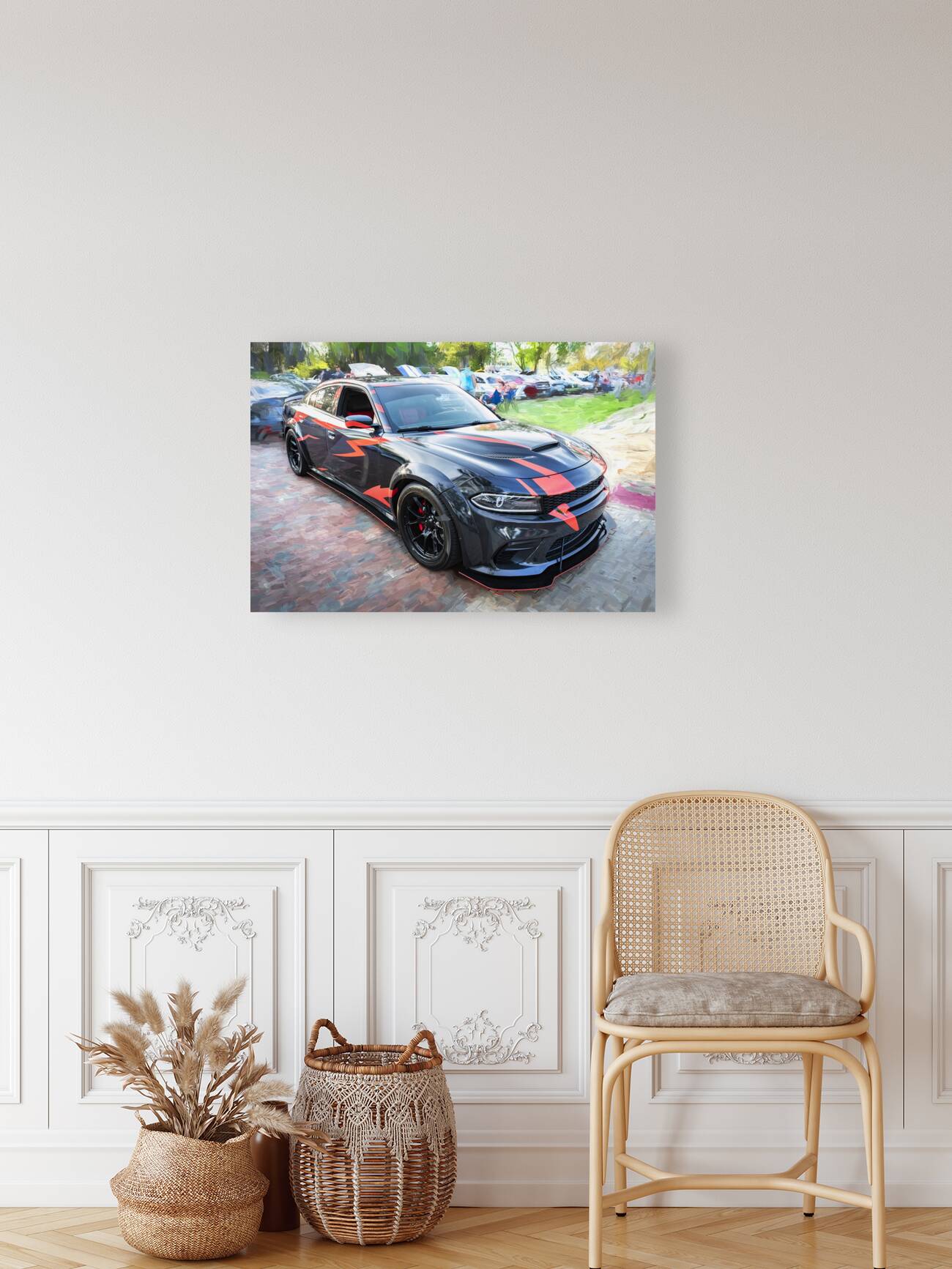 2016 Black Dodge Charger SRT Hellcat X 6 Reproduction