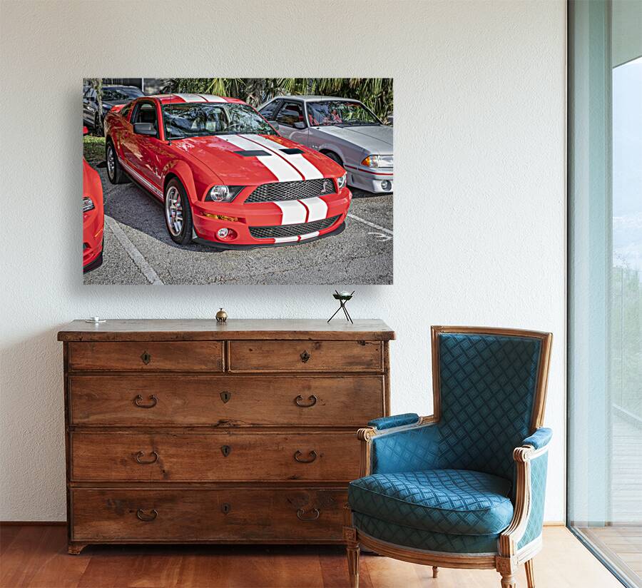 2007 Red Ford Shelby Mustang GT500 X 2 Reproduction