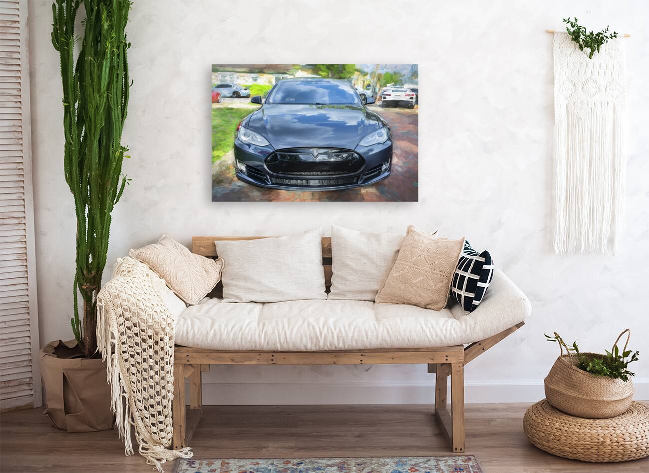 2015 Grey Tesla Model S P85D X 1 Reproduction