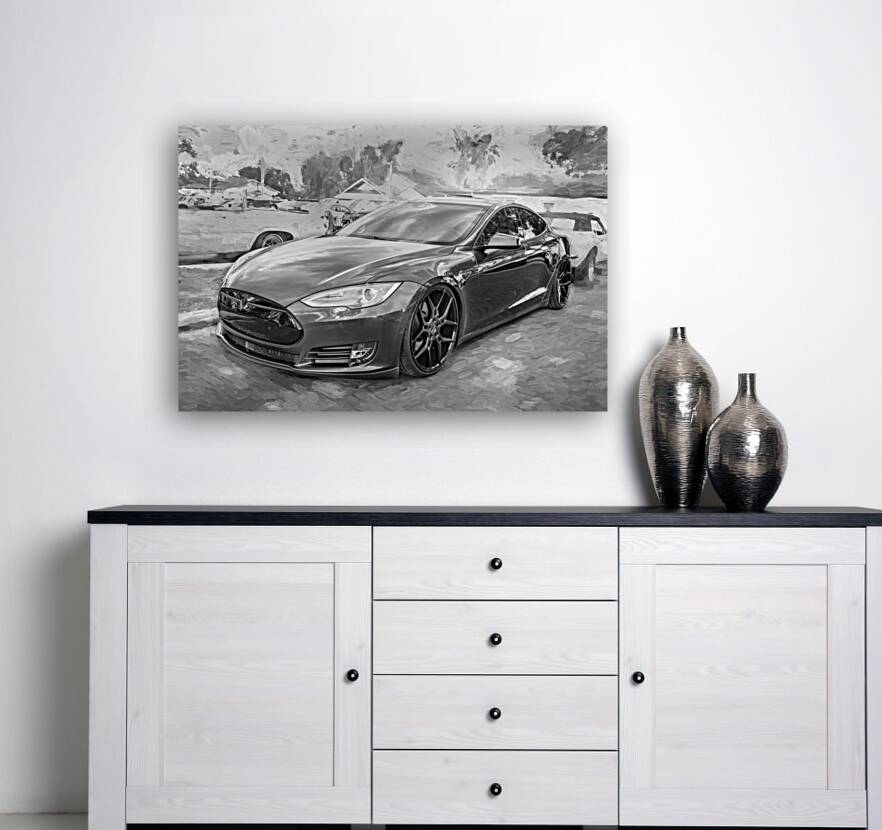 2015 Grey Tesla Model S P85D X 8 Reproduction