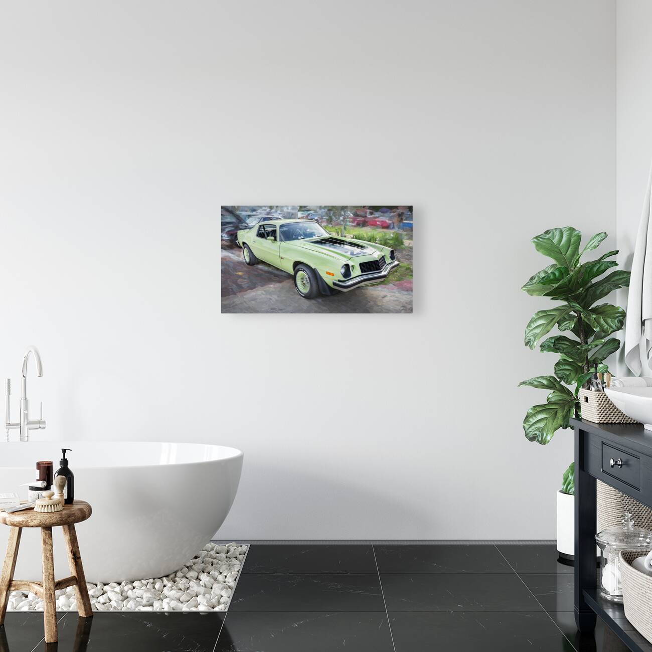 1974 Green Chevrolet Camaro Z28 x100 4 Reproduction