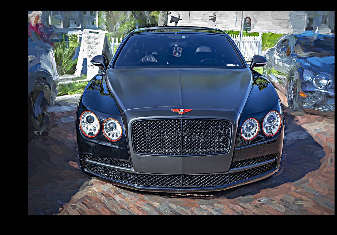 2014 Black Bentley Flying Spur X 2 Reproduction
