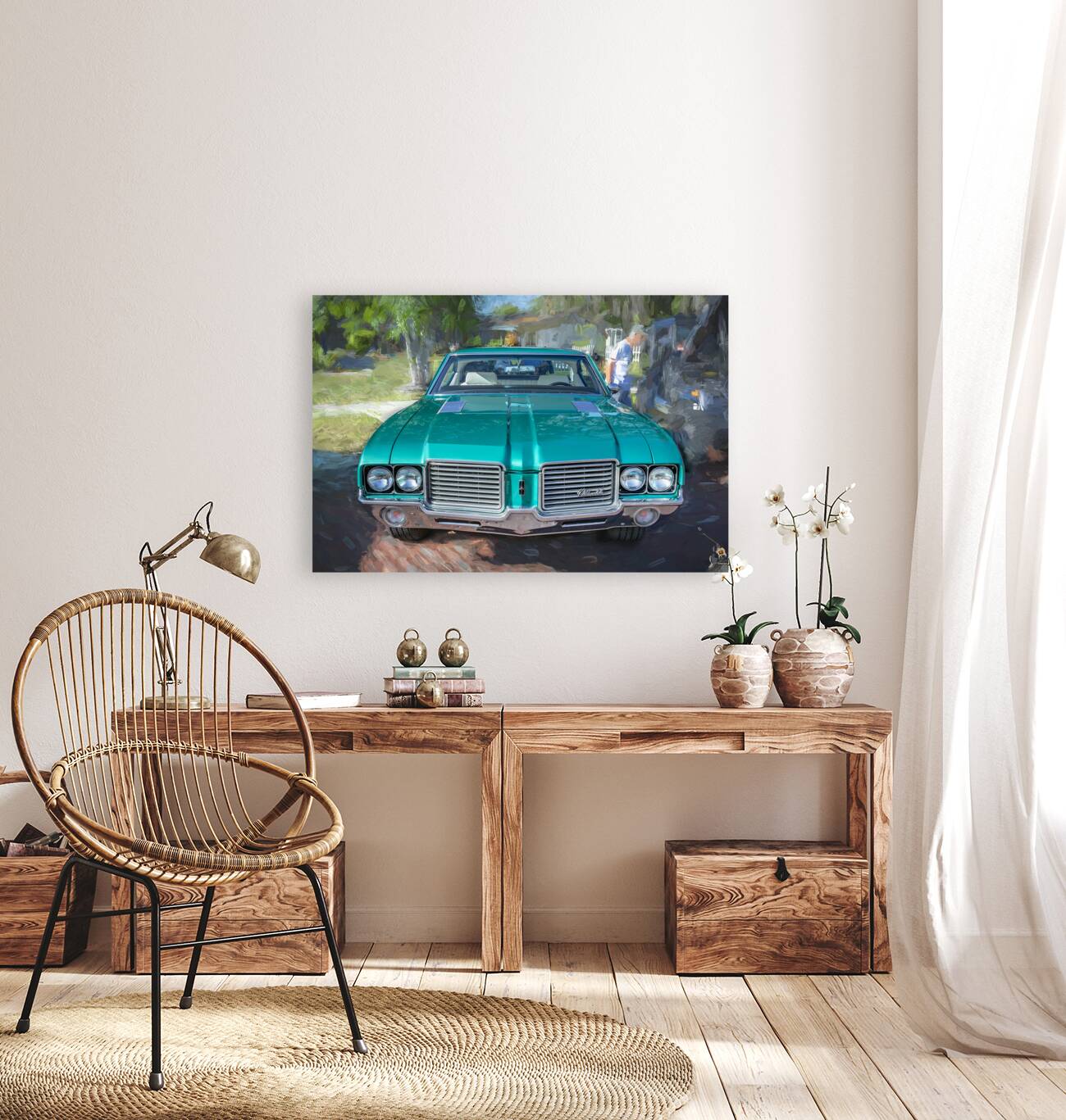 1972 Radiant Green Oldsmobile Cutlass X 6 Reproduction