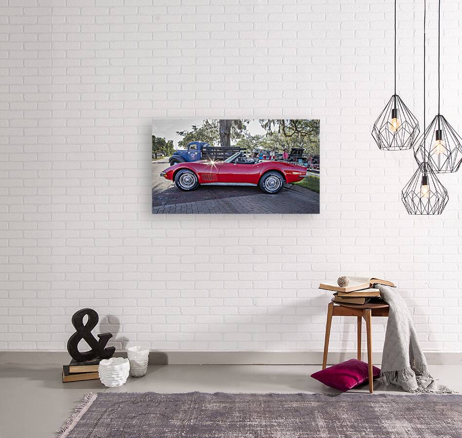 1971 Red Chevrolet C3 Corvette x 18 Reproduction