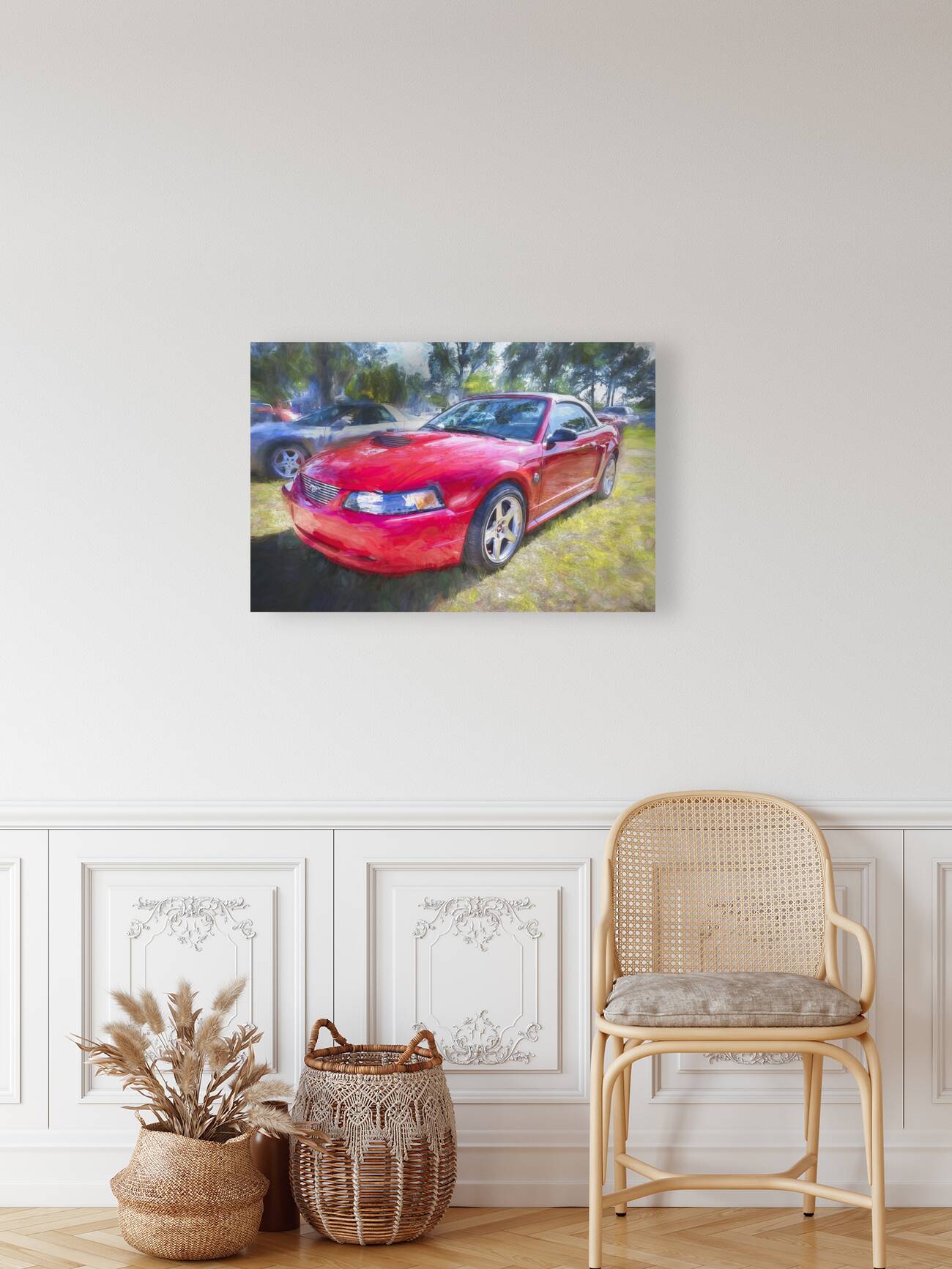 2004 Red Ford Mustang Mach 1 40th Anniversary X 8 Reproduction