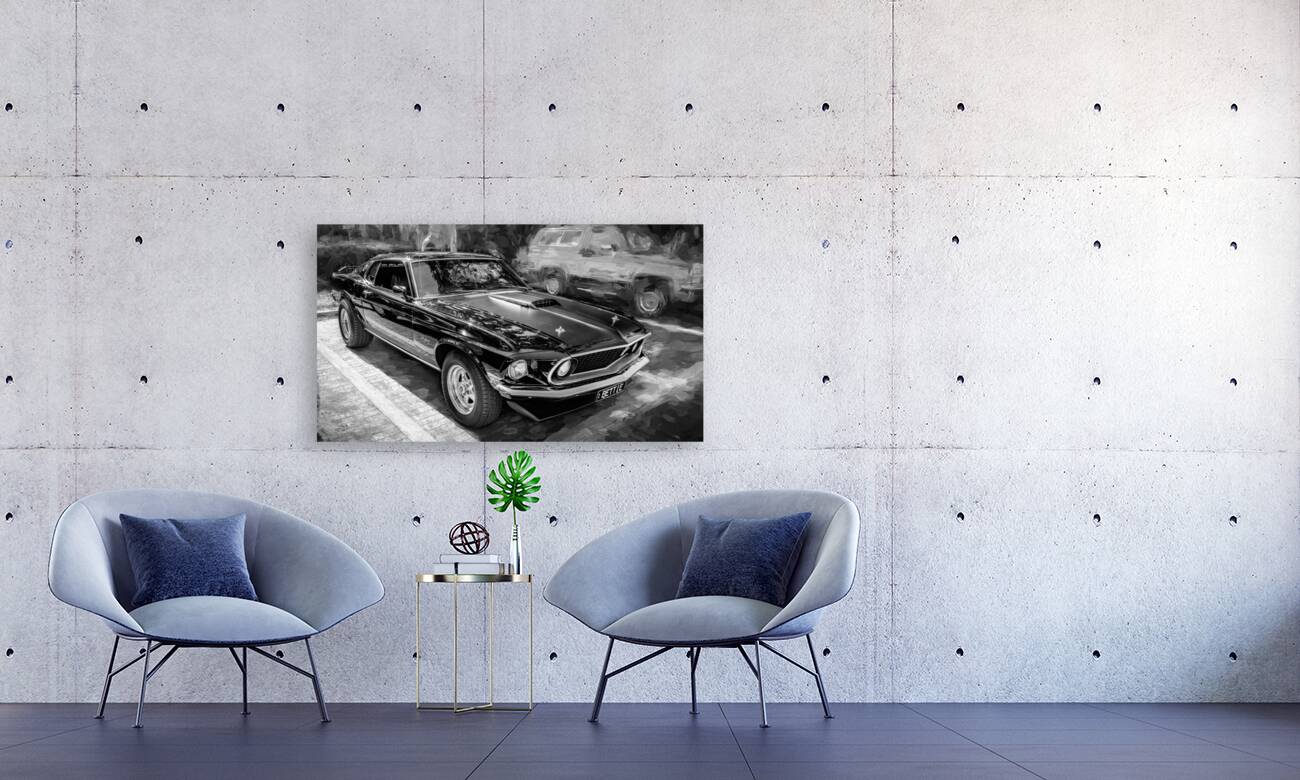 1969 Ford Mustang Fastback Mach 1 X 4 Reproduction