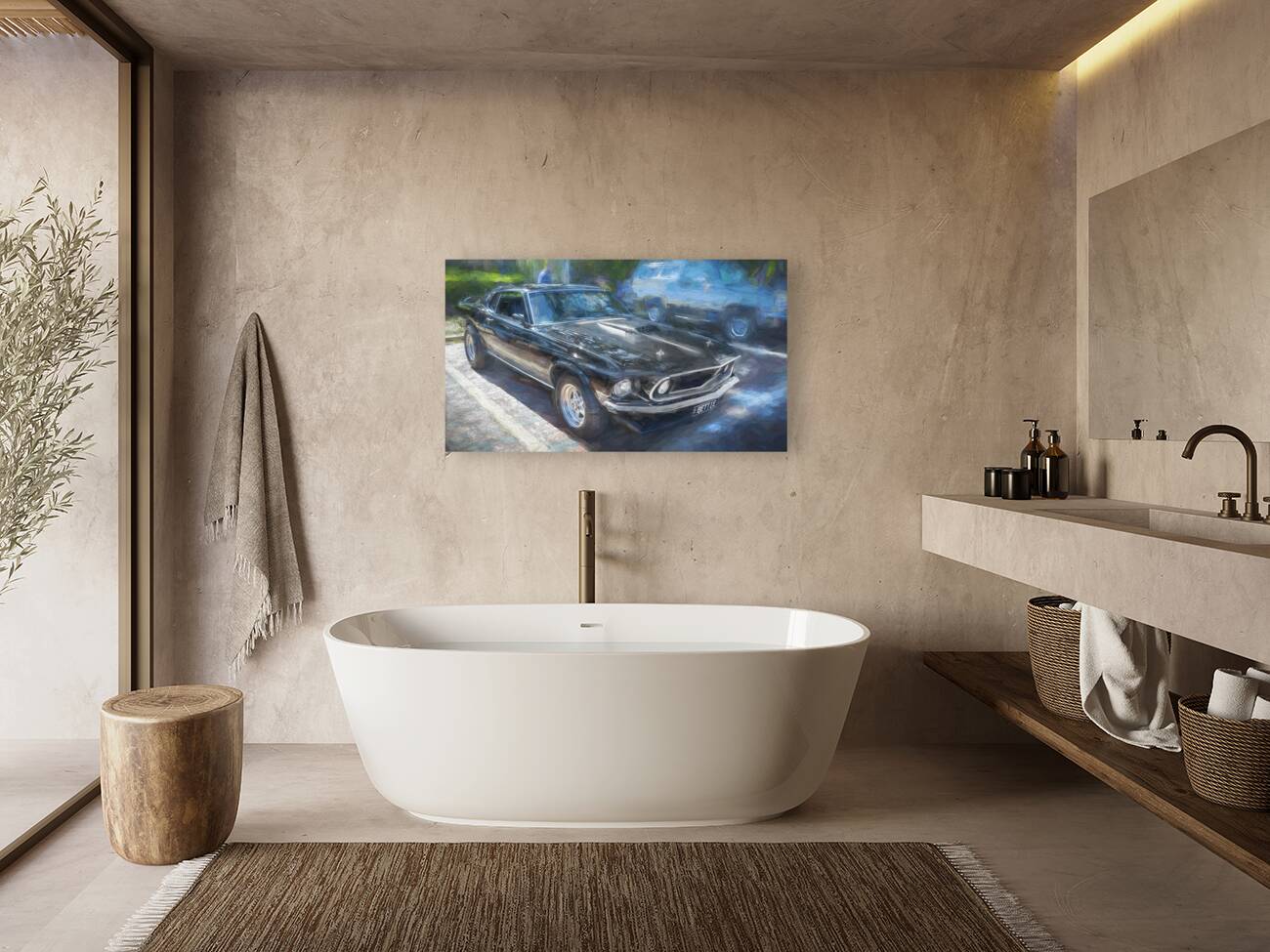 1969 Ford Mustang Fastback Mach 1 X 5 Reproduction