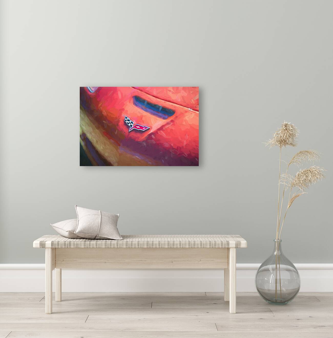 1986 Red C4 Chevrolet Corvette C4 X 6 Reproduction