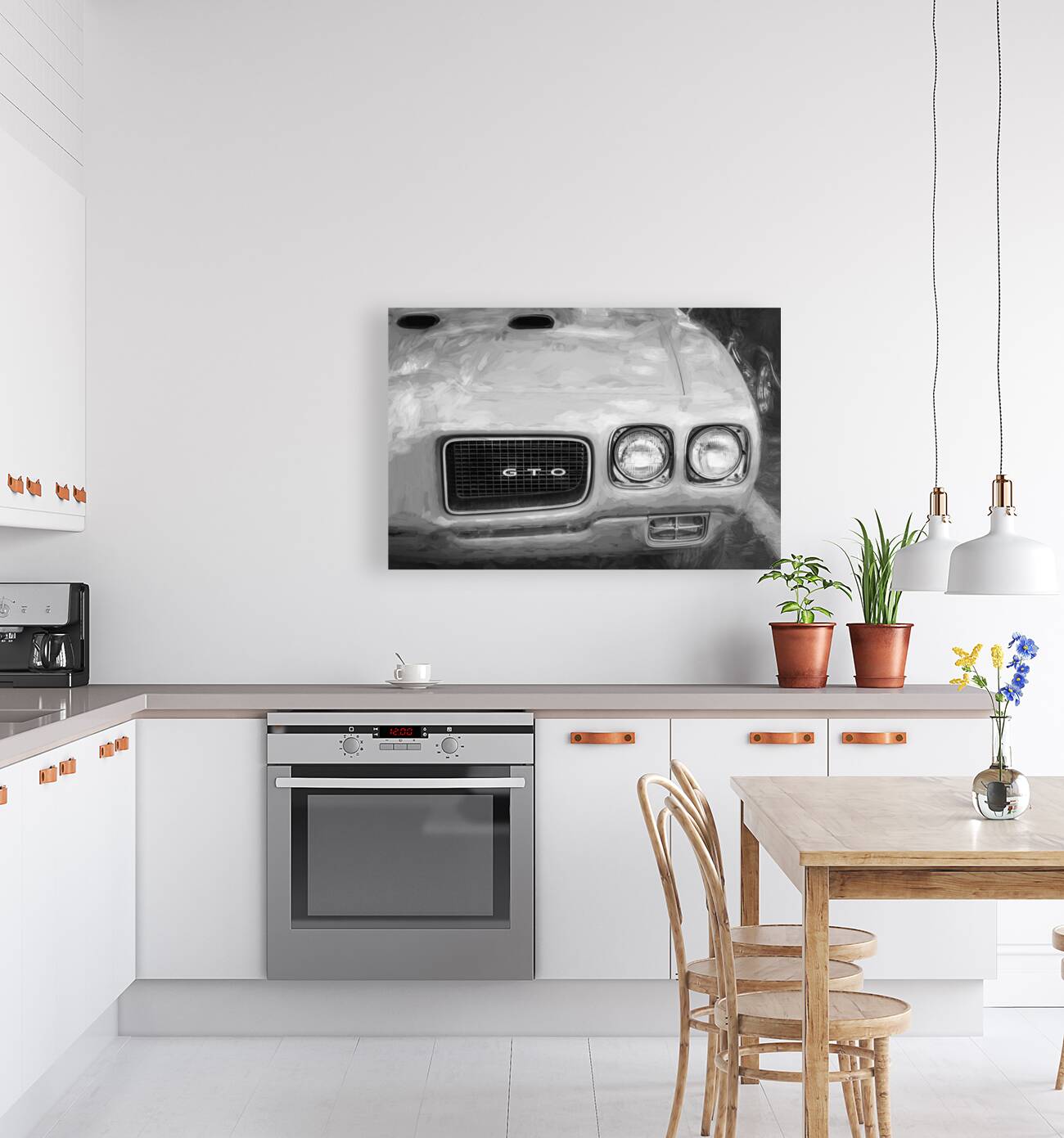  1970 Orbit Orange Pontiac GTO Ram X 6 Reproduction