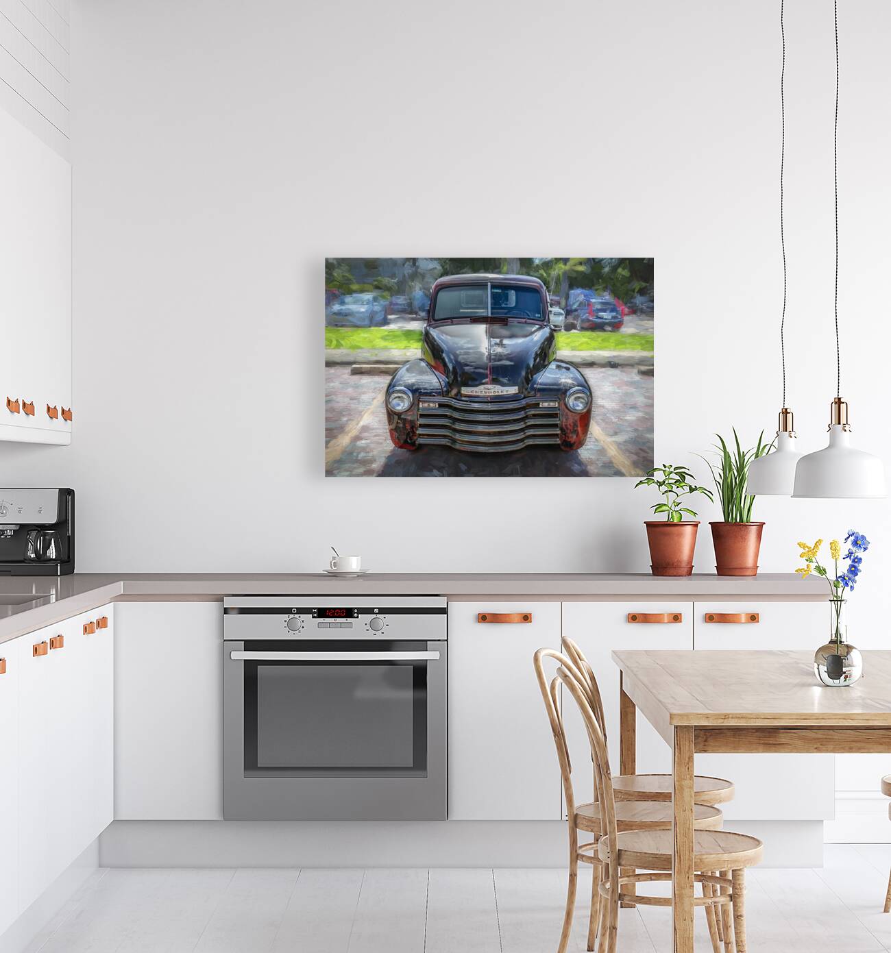 1950 Chevrolet Pick Up Truck Rat Rod 3100 X 12 Reproduction