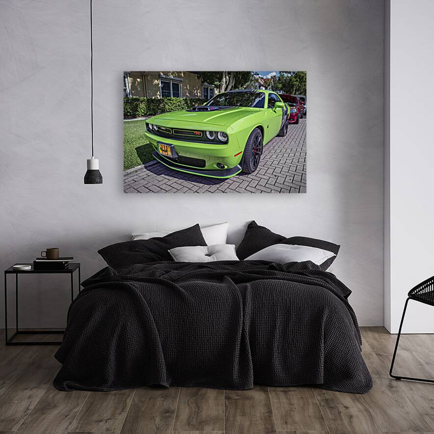 2020 Green Dodge Challenger Hemi RT Shaker X2 10 Reproduction