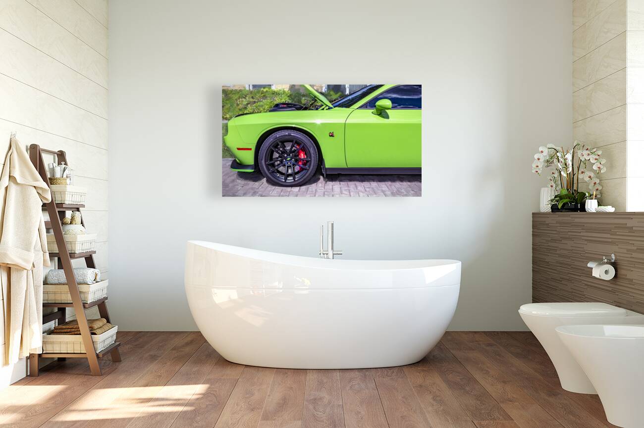 2020 Green Dodge Challenger Hemi RT Shaker X2 23 Reproduction