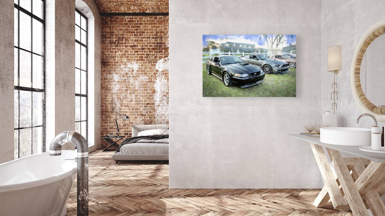 2004 Black Ford Mustang Mach 1 40th Anniversary X140 1 Reproduction