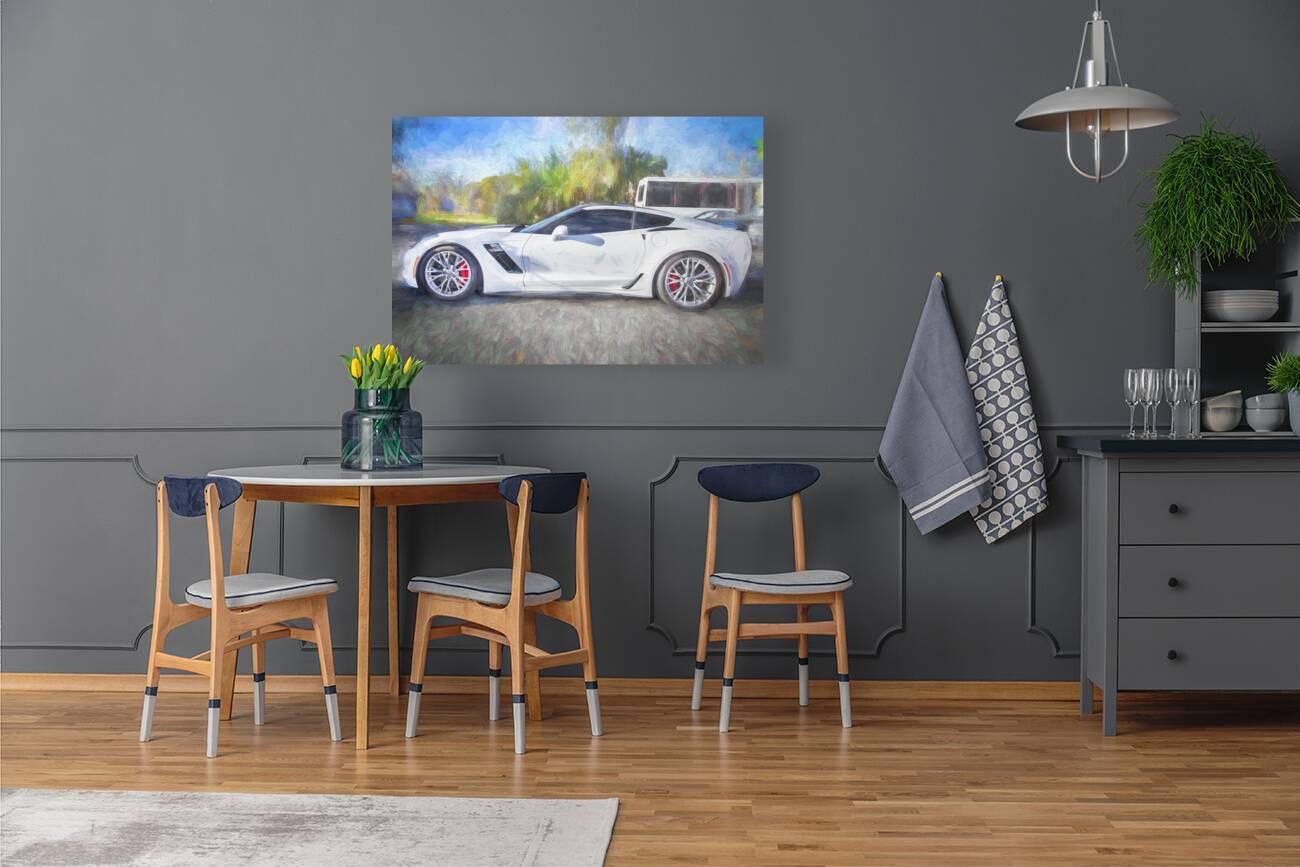 2017 White Chevrolet Corvette ZO6 X15 2 Reproduction