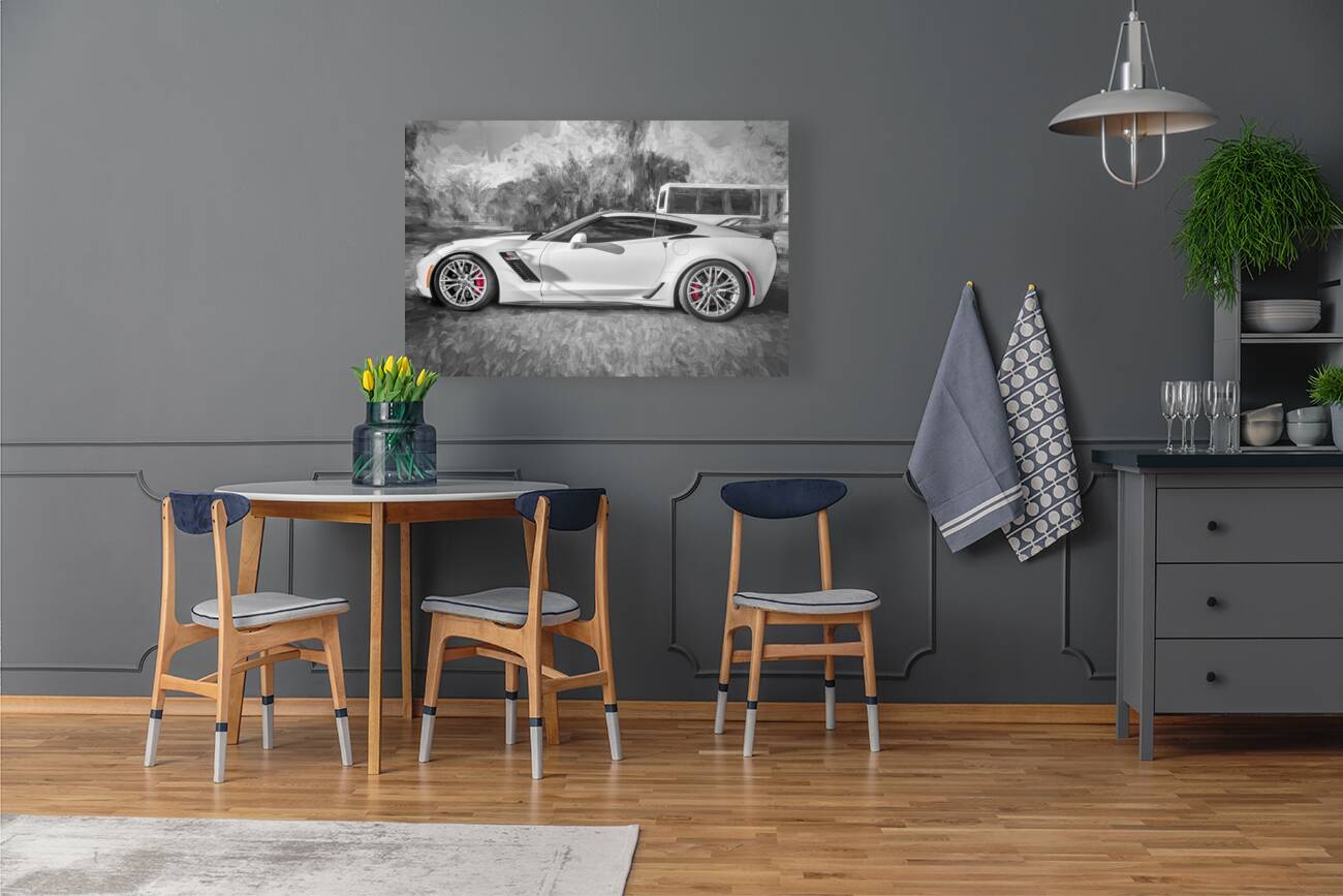 2017 White Chevrolet Corvette ZO6 X15 5 Reproduction