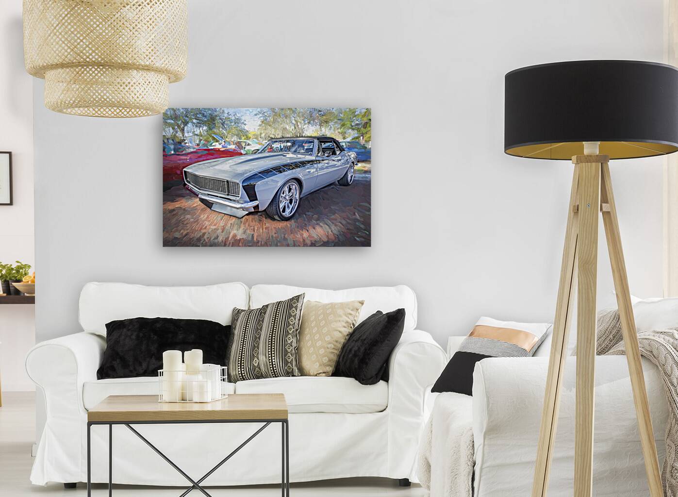 1967 Gray Camaro Restomod X1 11 Reproduction