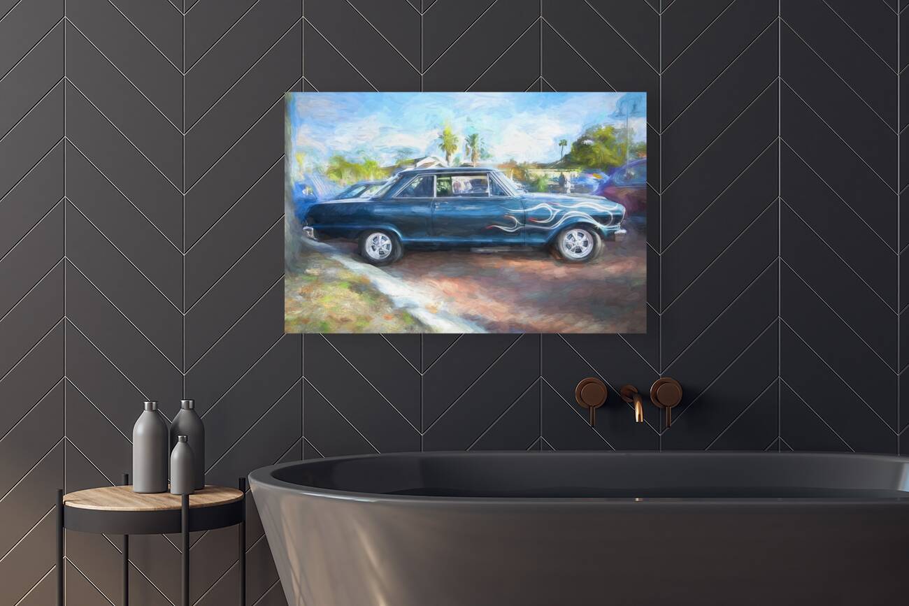 1962 Blue Chevy II Nova X100 1 Reproduction