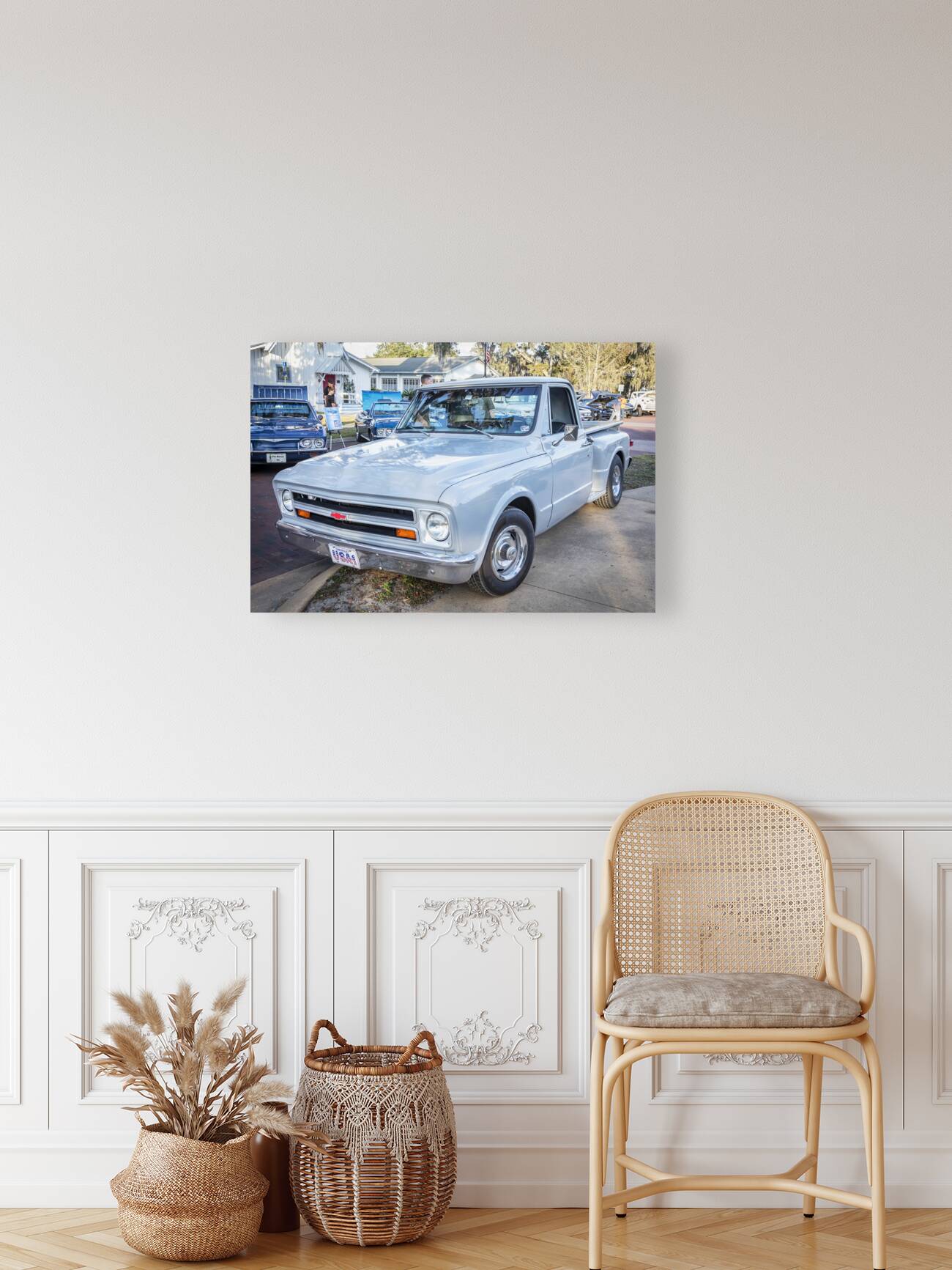 1967 Gray Chevrolet Stepside C10 Stepside Pickup Truck X11 7 Reproduction