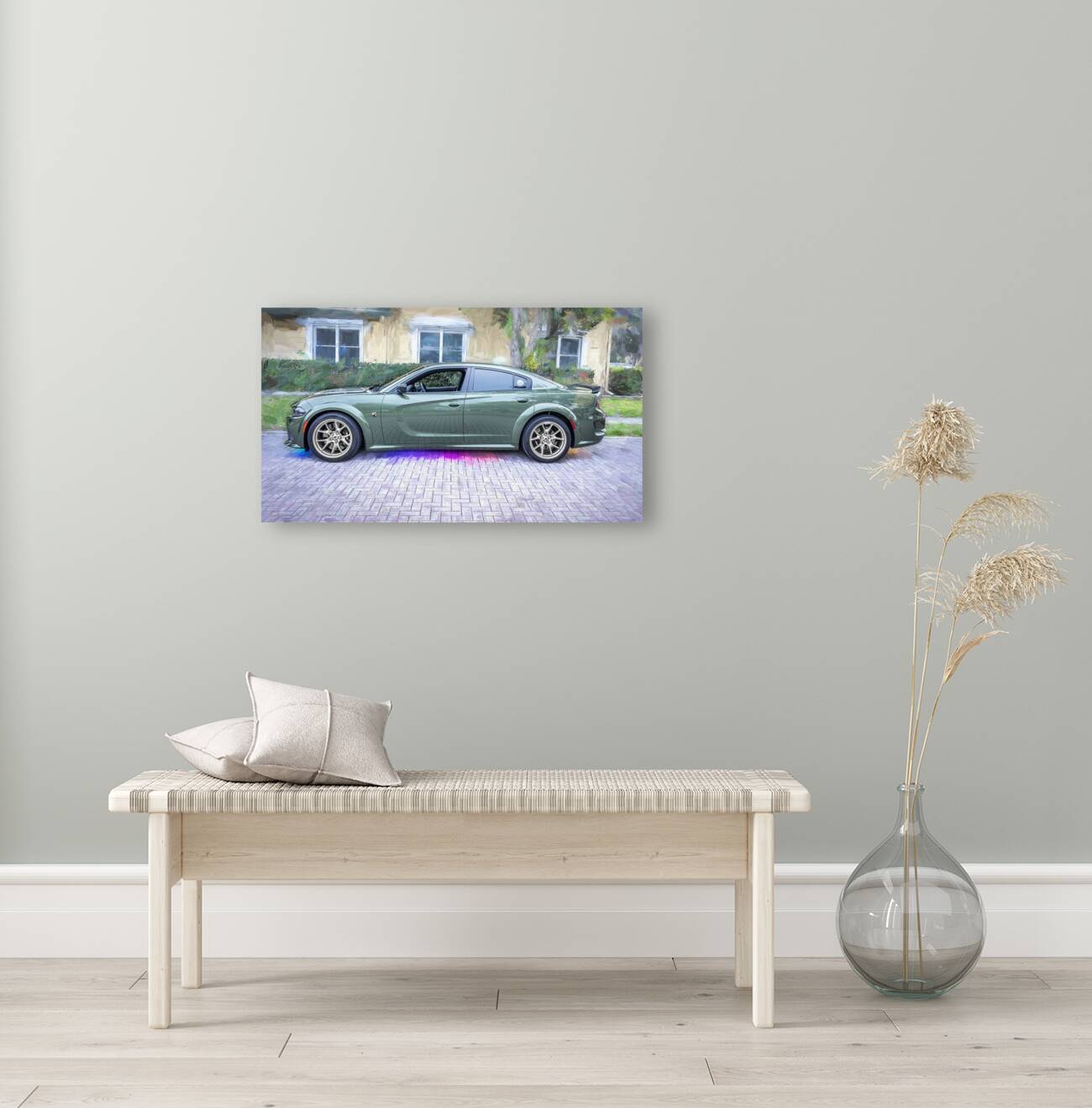 2023 Green Dodge Charger Swinger Scat Pack X 6 Reproduction