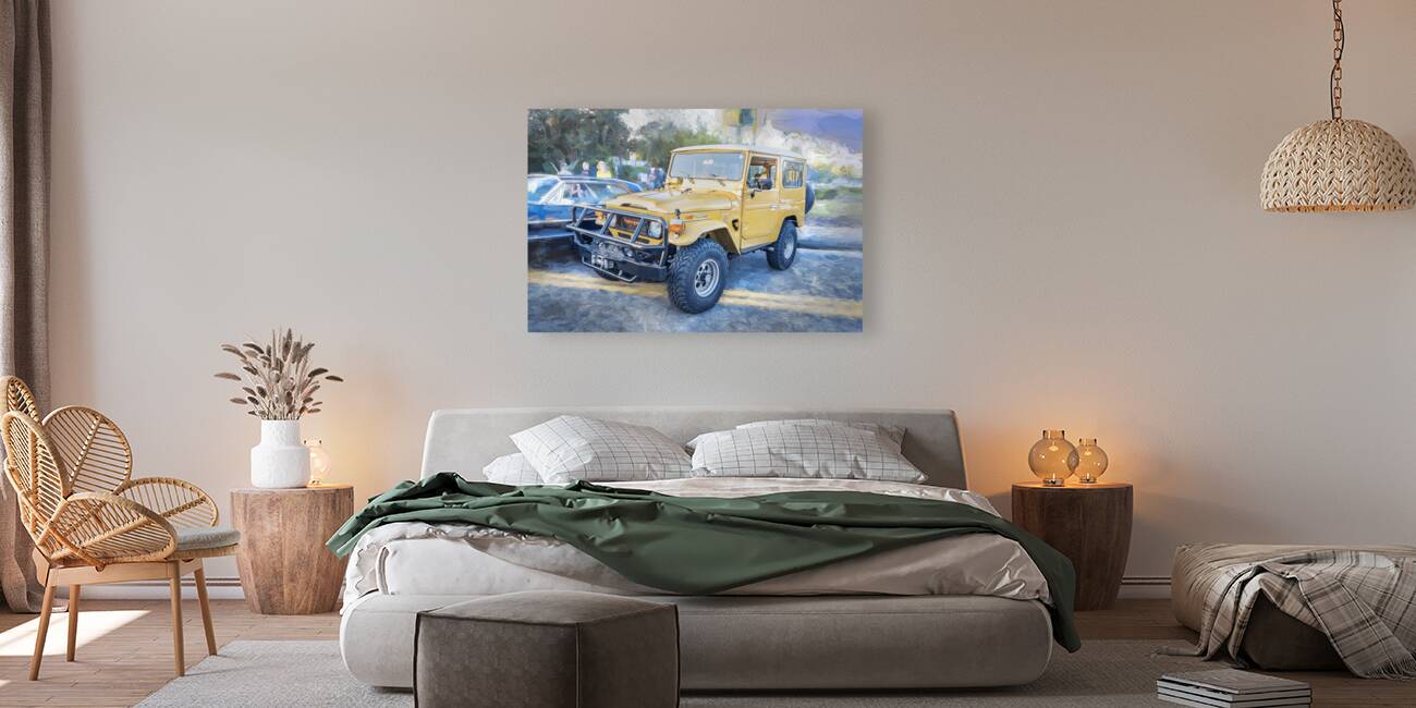 1978 Yellow Toyota Landcruiser X 5 Reproduction