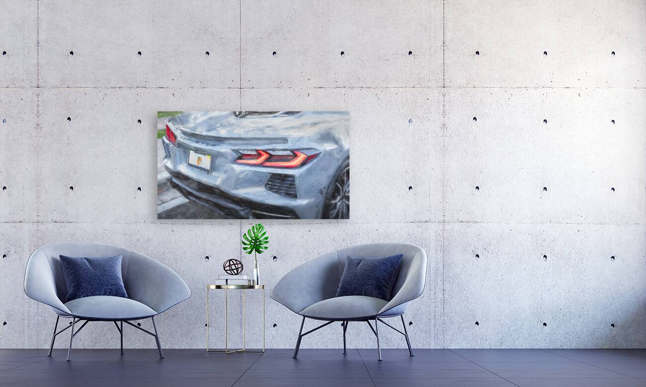 2024 Sea Wolf Gray Corvette R X 11 Reproduction