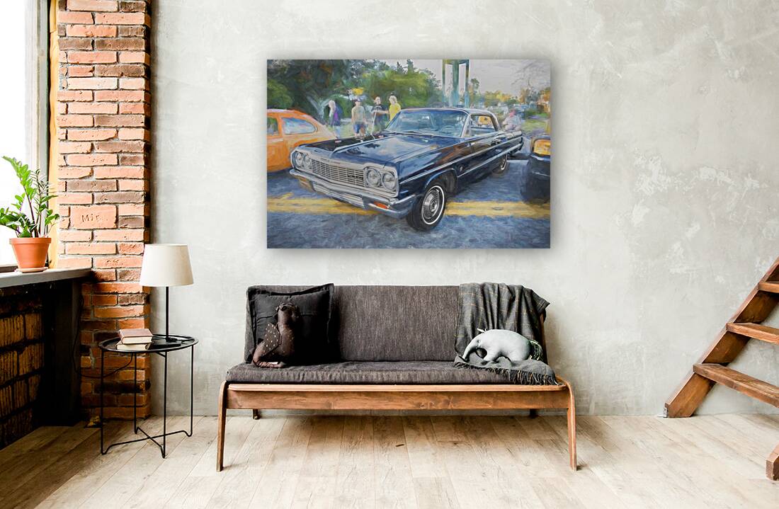 1964 Blue Chevrolet Impala X 1 Reproduction