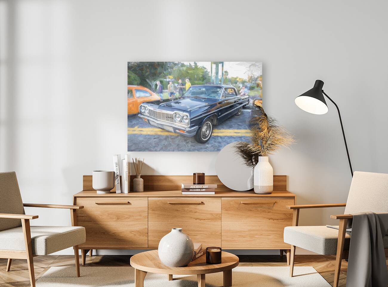 1964 Blue Chevrolet Impala X 4 Reproduction