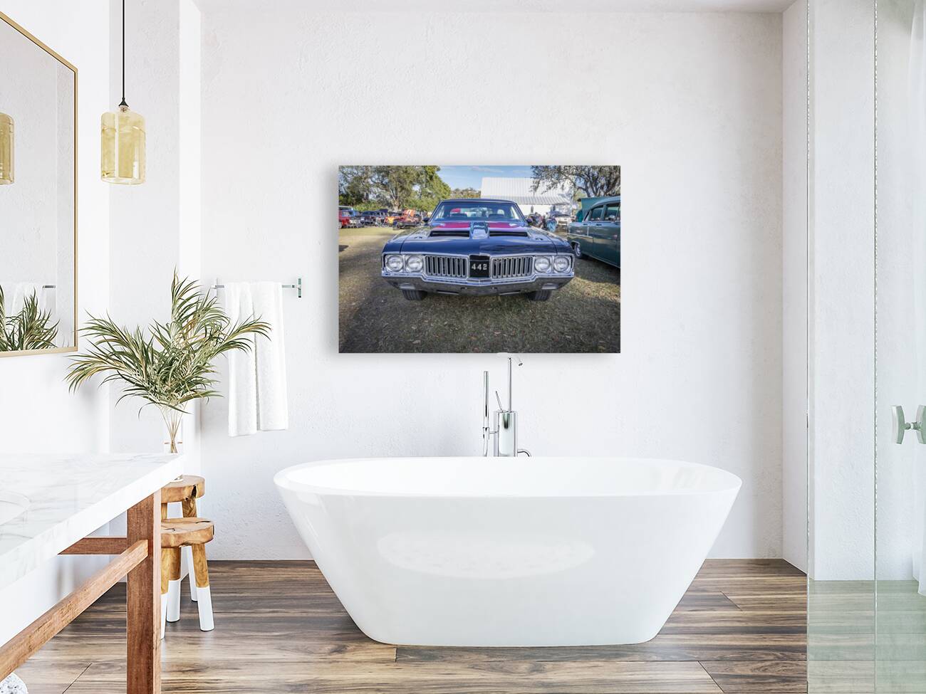 1970 Black Oldsmobile 442 W30 X 20 Reproduction