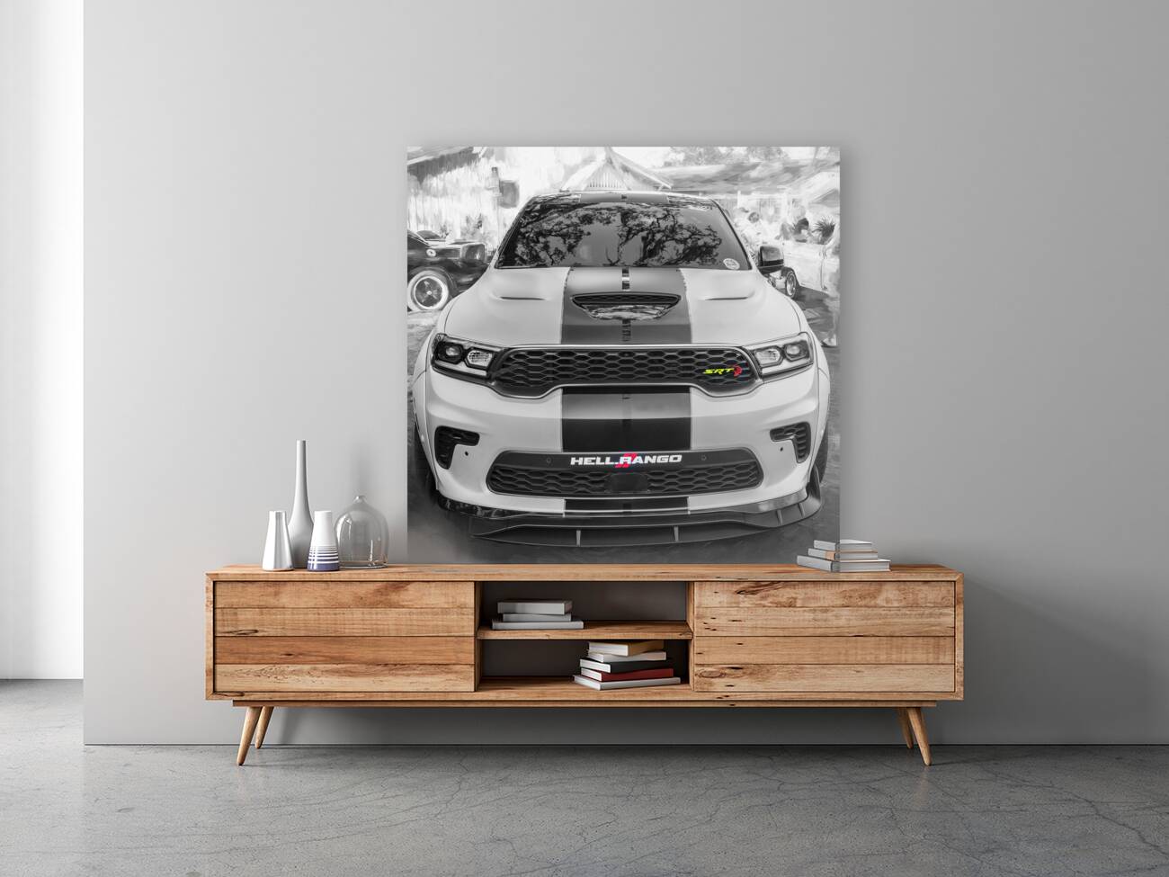 2021 Green Dodge Durango Hellcat SRT X 8 Reproduction